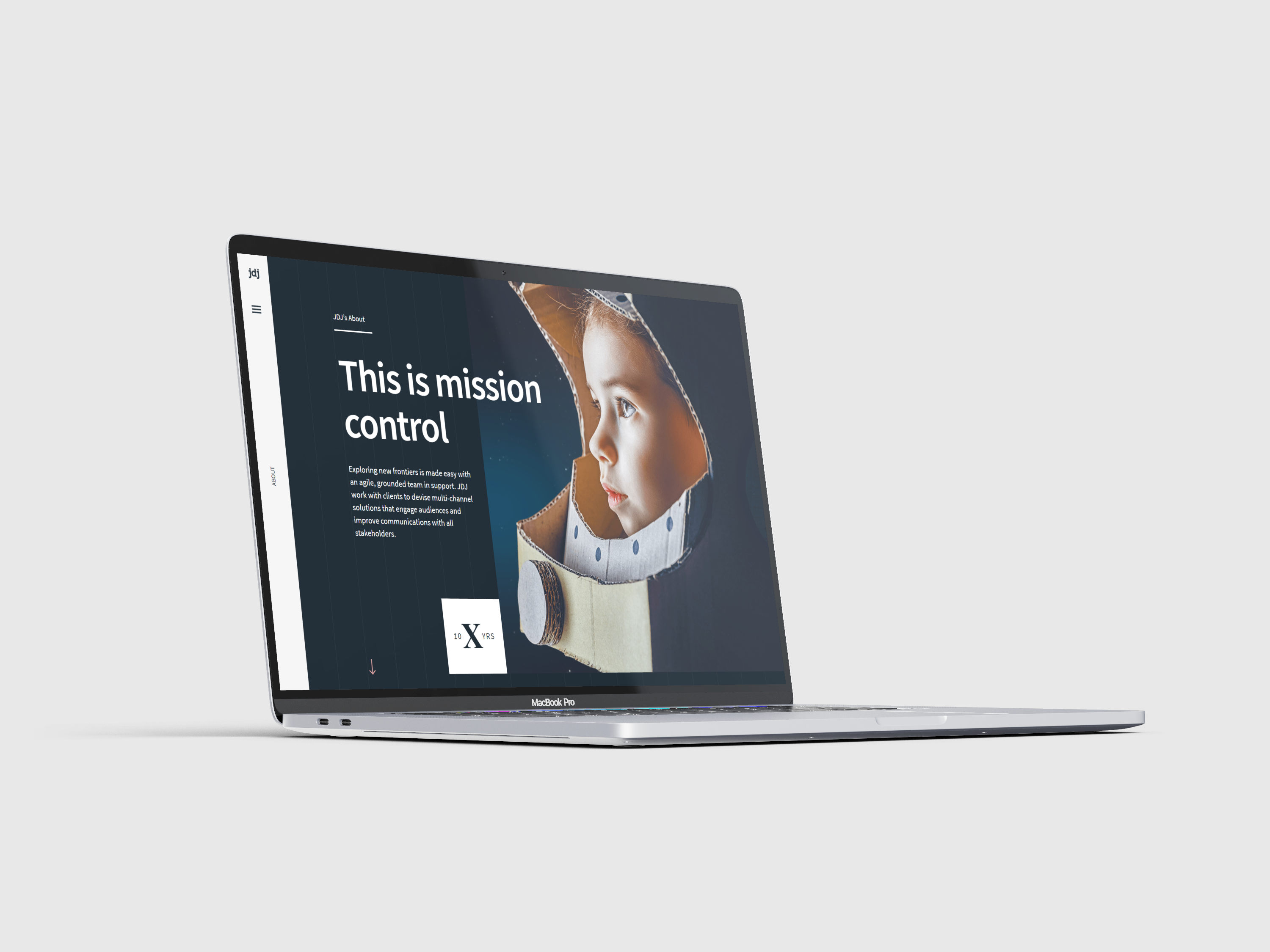 New JDJ page on Mac screen