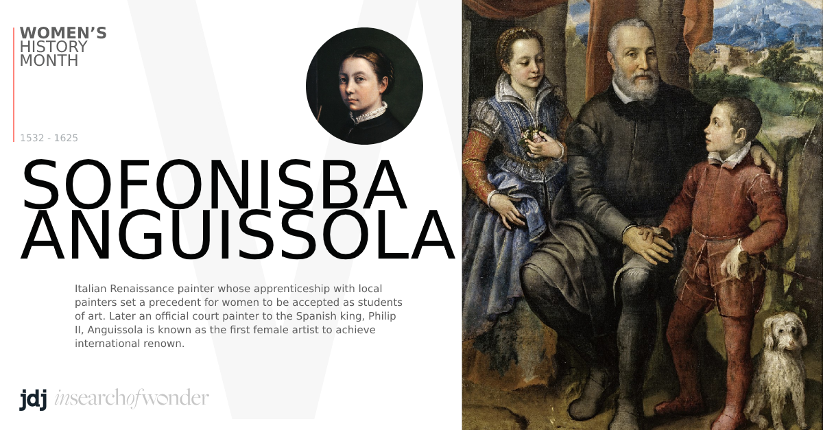 Women's History Month - Sofonsiba Anguissola