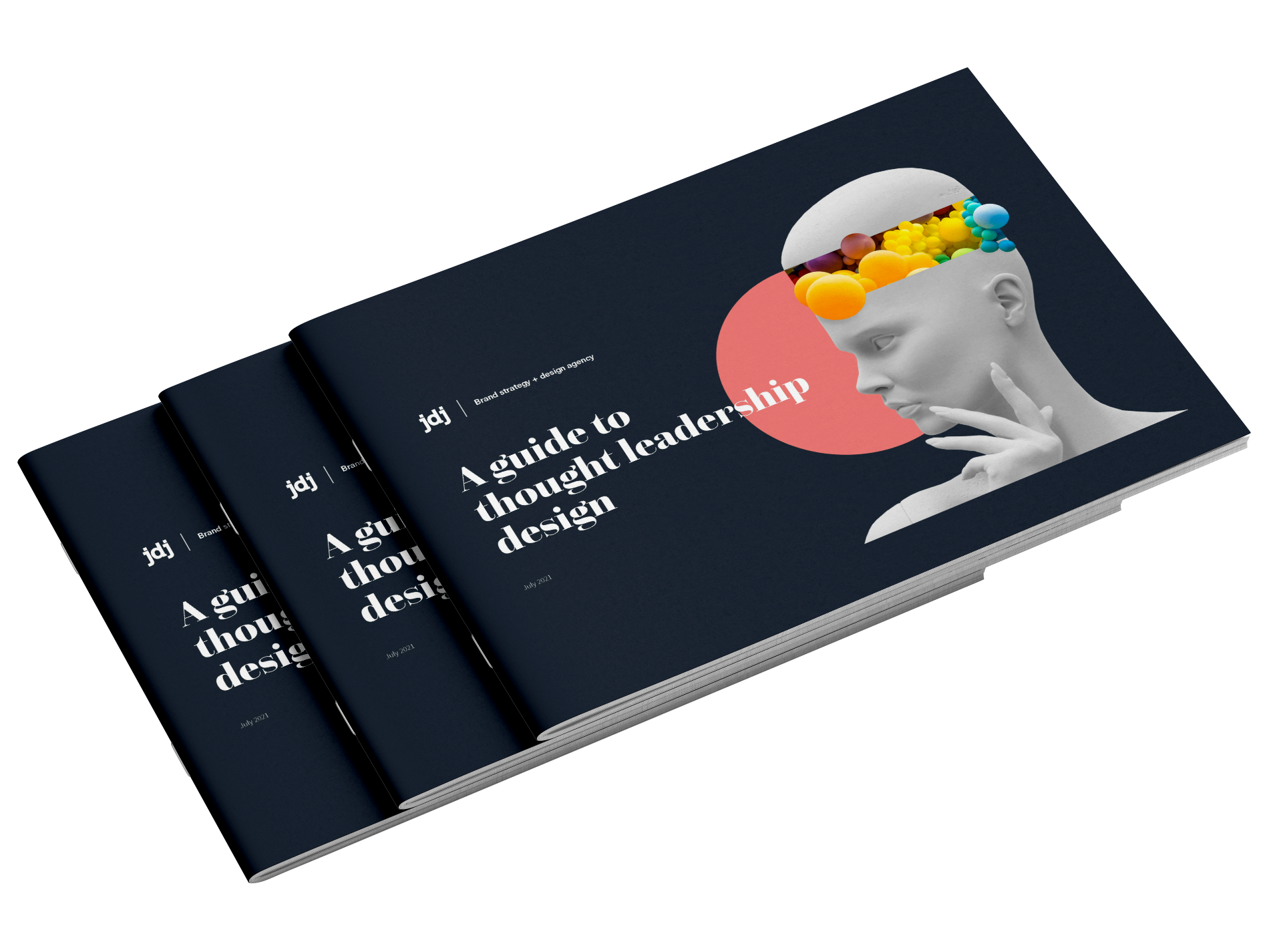 Cover of the eBook: 'A guide to thought leadership design'