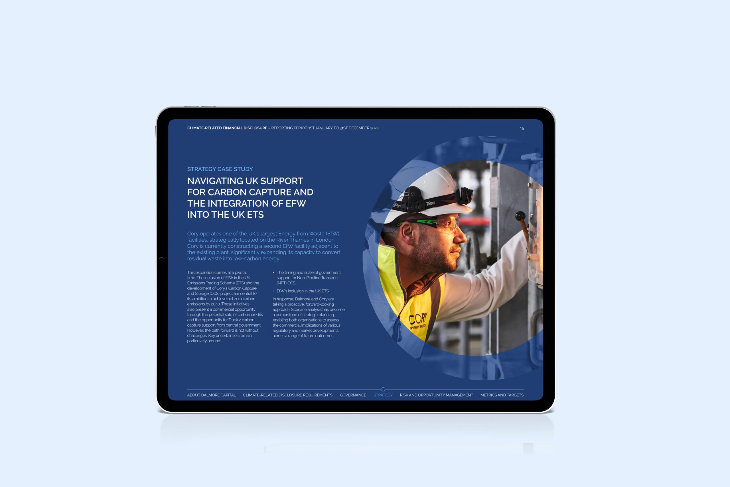 Dalmore TCFD - ipad mockup 3